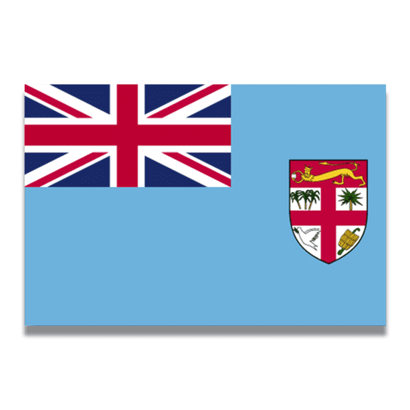 Magnet Me Up Fiji Fijian Flag Vinyl Automotive Magnet Decal, 4x6 Inches