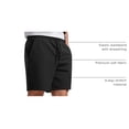 thumbnail image 4 of Shorts deportivos para hombre CRZ YOGA 7" negro XL, 4 of 6