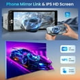 thumbnail image 4 of Single Din  Stereo with    Mirror Link,   Radio  Handsfree Headunit 6.9 Inch 1 Din IPS Touch Screen FM Type-C   EQ SWC with Reverse Camera, 4 of 7