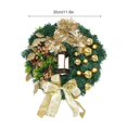 thumbnail image 2 of Artificial Garland Plant Rattan Christmas Jesus Wreath Window Decoration Image Circle Wall Door Hanging, 2 of 13