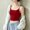 Wine, variant on Padded Womens Everyday No Underwire Bras Comfy Lightly White Cami Bras Sleep Outwear Bras,S