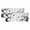 White Black, variant on Chinese Painting Valances for Windows, Traditional Culture Cool Bird Tree Branch Light Filtering Kitchen Curtains, Rod Pocket Window Valance Curtains for Living Room Bedroom, 42" W x 12" L, 2 Panels