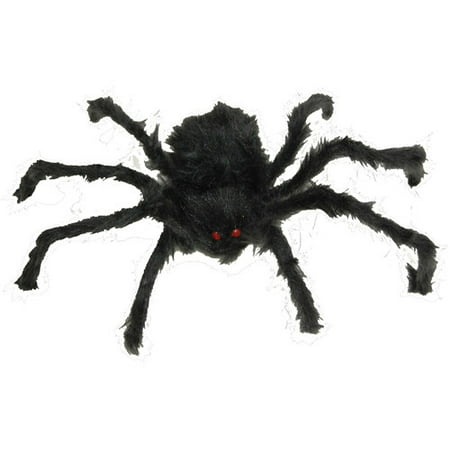 Hairy Poseable Spider Halloween Decoration