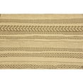 thumbnail image 5 of Unique Loom Lines Indoor/Outdoor Border Rug Beige/Brown 3' 3" x 5' 3" Rectangle Border Contemporary Perfect For Patio Deck Garage Entryway, 5 of 7