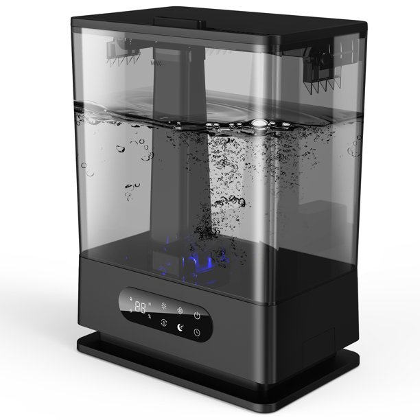 ALROCKET 6.5L Large Humidifier Cool Mist Humidifier for Home Black