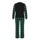 thumbnail image 4 of Conjuntos de pijamas navideños familiares a juego Grinch 2024, pijama de Grinch con parte superior y pantalones de pijama a cuadros, pijama de Grinch para niños y adultos para la familia, Mujer XXXL, 4 of 4