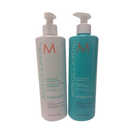 Moroccanoil Hydrating Shampoo & Conditioner Set with Pump 16.9