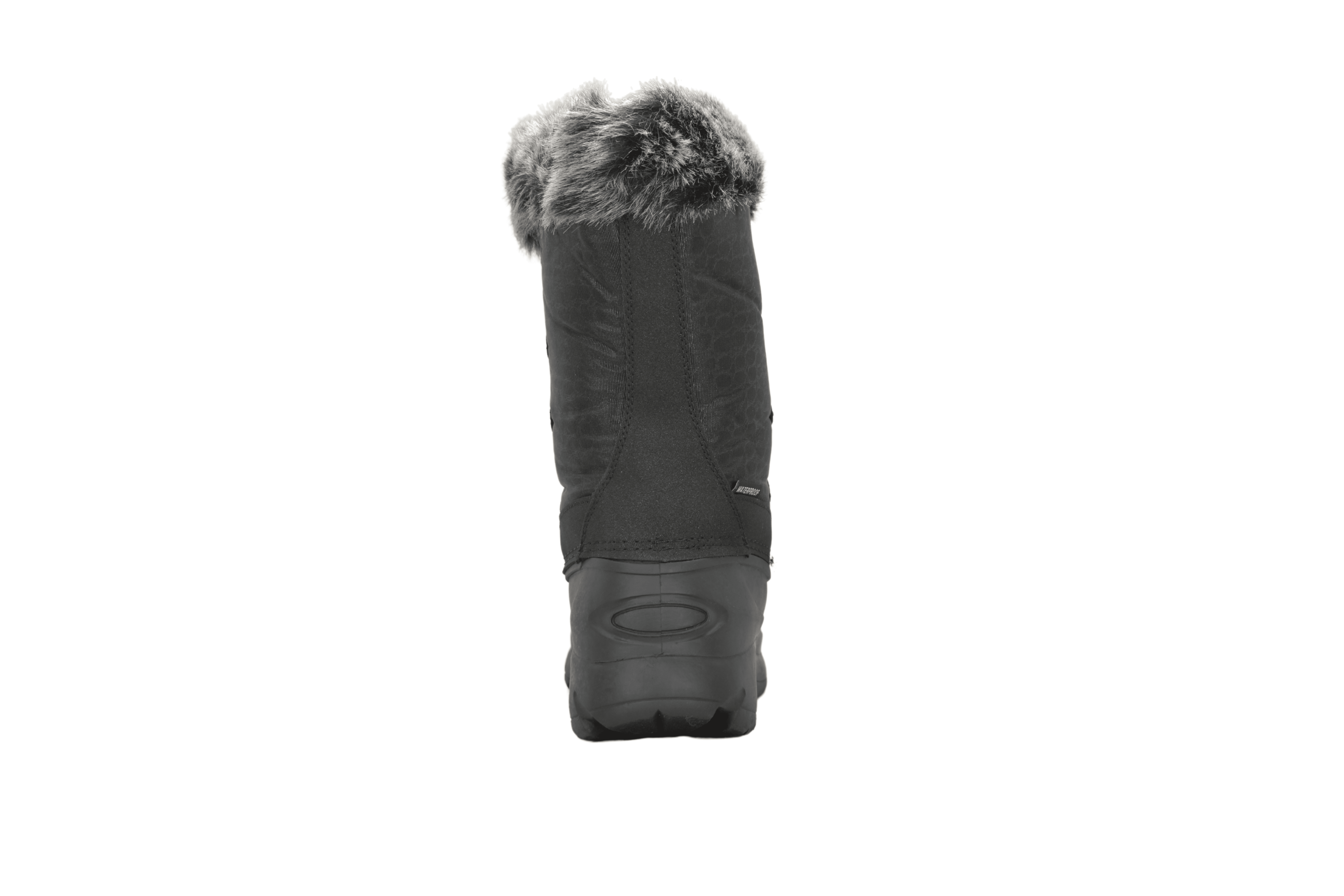 Womens Lace Winter Boots Black