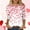 White3, variant on Valentines Womens 3/4 Sleeve Shirts Heart Graphic Crew Neck Tops Casual Cute Pattern Comfy Tee Festival Funny Soft Fashion Stylish T Shirt Gift for Women