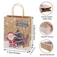 thumbnail image 2 of 24 Piece Christmas Kraft Gift Bags with Assorted Christmas Prints for Holiday Christmas Paper Gift Bags for Xmas Party, 2 of 8