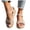 Beige, variant on Women's Lightweight Espadrille Canvas Wedge Sandals Ankle Strap Platform Open Toe Stylish Low Heel Dressy Shoes Beige Size 7.5