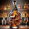 thumbnail image 5 of Jesus Novelty Wine Bottle, 2025 New Unique Jesus Statue Design Glass Wine Decanter Bottles, Bottle Home Decor Whisky Cabinet Decorations, Gift Idea for Alcohol Lover, 5 of 6