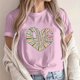 thumbnail image 2 of Camisetas de Manga Corta para Mujeres, Camiseta de Cuello Redondo Impresa de Moda, Primavera Y Verano Casual, 2 of 8