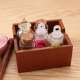 thumbnail image 1 of RENACLIPY Miniature Storage Crate Wooden for Hobbyists Decorative Home Atmosphere 6pcs, 1 of 7