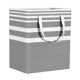 thumbnail image 3 of Cesta de lavandería grande plegable con asas, organizador de juguetes y ropa. 100ml y gris ancho, 3 of 9