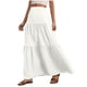 thumbnail image 1 of Faldas Elásticas de la Cintura para las Mujeres Color Sólido de la Longitud Del Tobillo de la Falda Maxi Casual Spring, Faldas Casuales para las Mujeres de Verano, 1 of 9