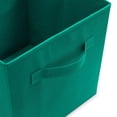 thumbnail image 3 of Set de 6 Cubos de Tela Plegables Casafield en Verde Azulado, 3 of 7