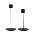 thumbnail image 3 of 4PCS Nordic Luxury Metal Candle Holder Set for Romantic Dinner Table Decor, Minimalist Taper Candle Stands 8.07in & 6.50in, 3 of 4