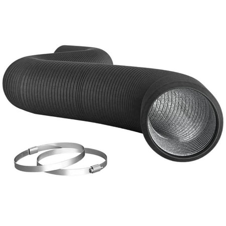 

Yungwalm Dryer Vent Hose 6 Inch 16 Ft Long Flexible Aluminum Air Ducting Non-insulated Flexible PVC Air Duct Heavy Duty 4 Layer HVAC Ventilation Air Hose comfy