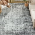thumbnail image 1 of HOMCOM Area Rug 9x12, Modern Abstract Washable Rug for Living Room, Grey, 1 of 10