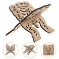 thumbnail image 2 of Wooden Bible Book Stand Desktop Reading Book Holder Quran Displaying Rack Tabletop Bible Rack, 2 of 8