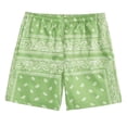 thumbnail image 2 of Daznico Girls Bandana Paisley Print Athletic Shorts Elastic Waist Soft Breathable Lightweight Casual Summer Playwear,7-8 Years, 2 of 3