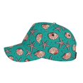thumbnail image 2 of Lsque Starfish and Shell Baseball Cap Trucker Low Profile Hat Golf Dad Hat Adjustable Original Classic Unconstructed Plain Cap Men Women, 2 of 9