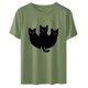 thumbnail image 1 of Tops Para Mujer Elegantes Blusas Casuales Camisas de Moda Sueltas Cuello Redondo Animal Lindo Estampado Camiseta de Manga Corta Odeerbi ODB167058, 1 of 7
