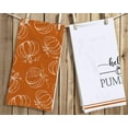 thumbnail image 5 of Hello Pumpkin Stripe Kitchen Dish Towel 18 x 26 Inch Autumn Harvest Thanksgiving Holiday Hand Towels Set of 2, 5 of 6