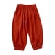 thumbnail image 1 of Odeerbi 2-13 Años Niñas Ice Silk Bloomers Pantalones Jogger Verano Sólido Casual Deportes Linterna Pantalones Pantalones Haren, 1 of 5