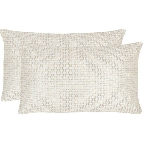 Safavieh Box Stitch Pillow, Multiple Colors, Set of 2 - Walmart.com