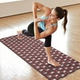 thumbnail image 6 of Red Bigfoot and Heart Pattern Hot Yoga Mat Towel Non Slip for Hot Yoga - Quick-Drying Yoga Mat Cover with 4 Corner Pockets with Travel Bag - Hot Yoga Towel Non Slip 70"x26", 6 of 6
