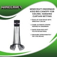 thumbnail image 7 of Minecraft Enderman Kids Bed Canopy for Ceiling, Hanging Curtain Netting, 7 of 7