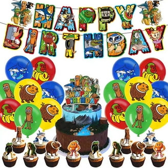 My Singing Monster Party Decoration Set - Cupcake Themed, Includes Balloons,  Cake Toppers, Banner, Swirl Decorations - Walmart.com
