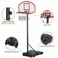 thumbnail image 6 of SONGMY Mini Basketball Hoop, Adjustable Backboard Systems with Net Goal, Portable Indoor Outdoor Basketball Set for Kids, 6 of 10