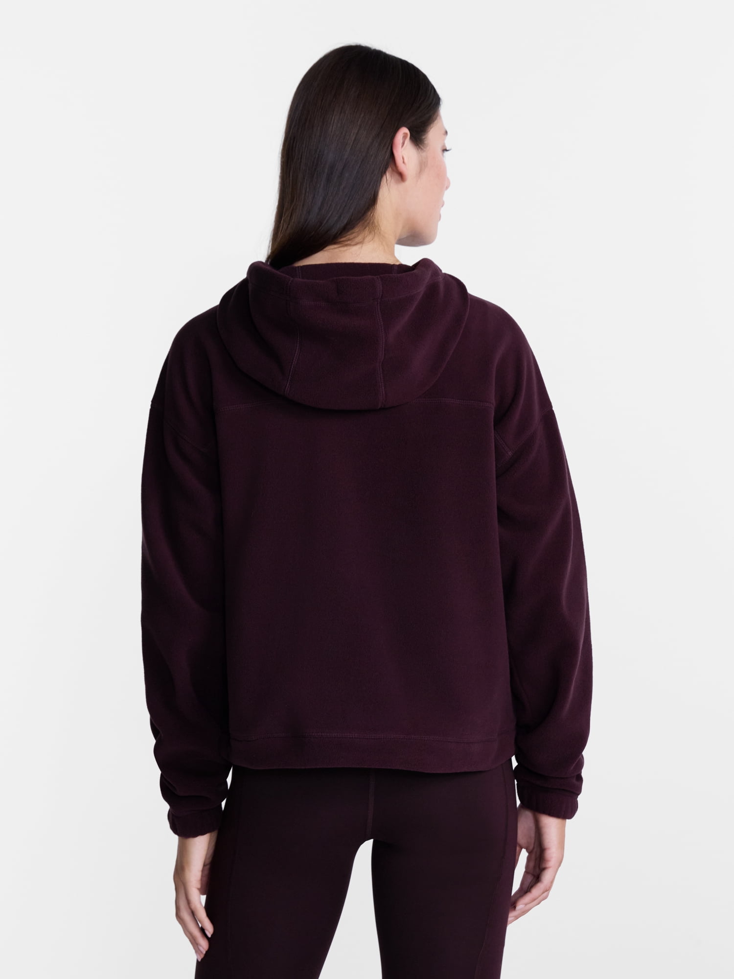 Avia Women's Quarter Zip Fleece Hoodie, Sizes XS-XXXL