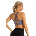 thumbnail image 3 of RUNNING GIRL Women’s Sports Bra Crossback Padded Athletic Yoga Workout Top Medium Support Gym Fitness Crop Tank, 3 of 4