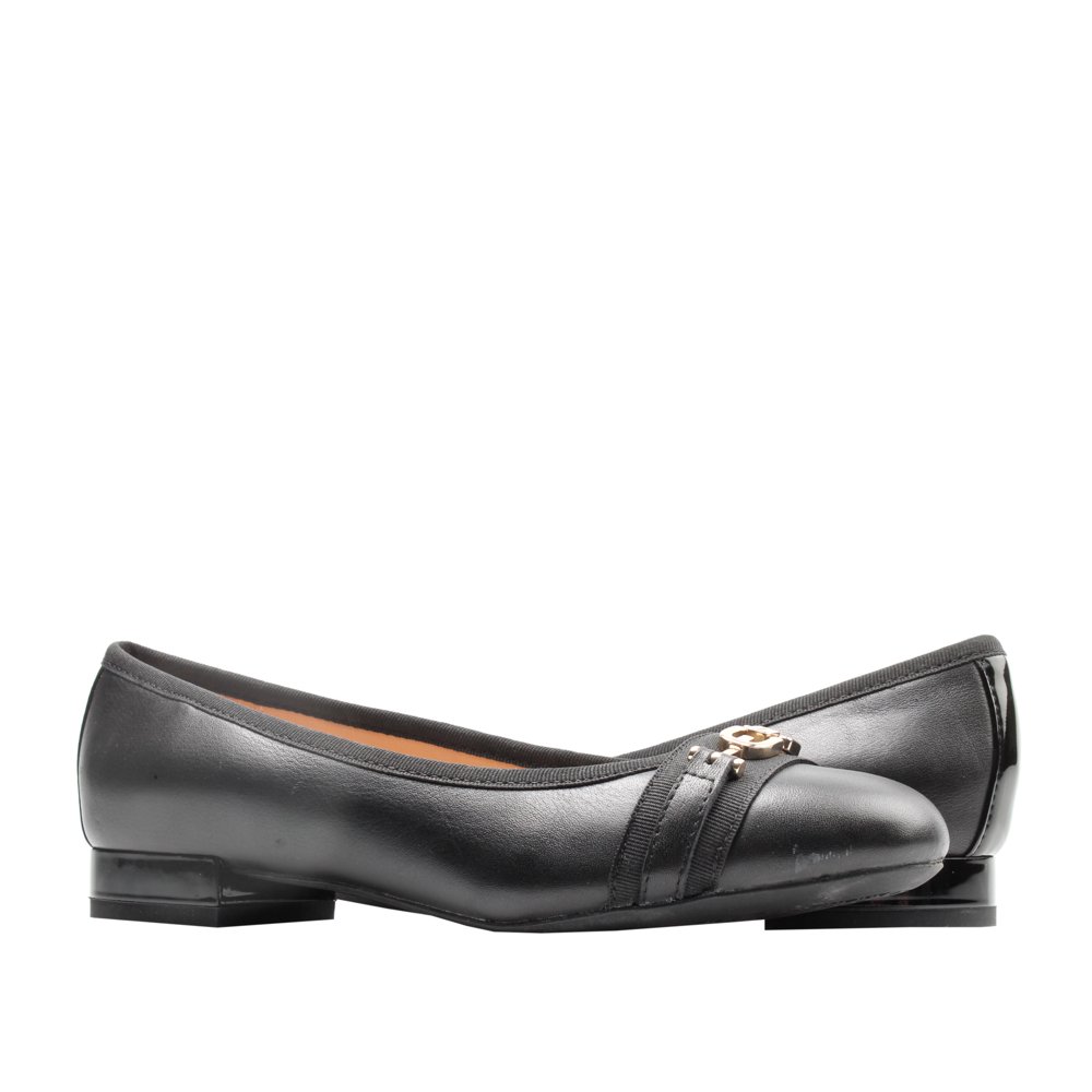 Geox Geox Wistrey Ballet Flat Black Leather Women�s