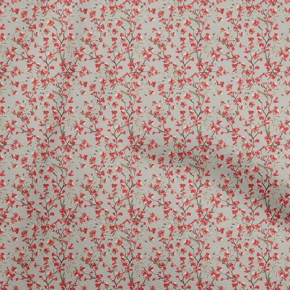 oneOone Velvet Dusty Gray Fabric Florals Sewing Craft Projects Fabric Prints By Yard 58 Inch Wide