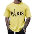 thumbnail image 2 of Paris Is Always A Good Idea Graphic Tees for Men 2026 Summer Casual Short Sleeve Crewneck Travel T Shirts, 2 of 4