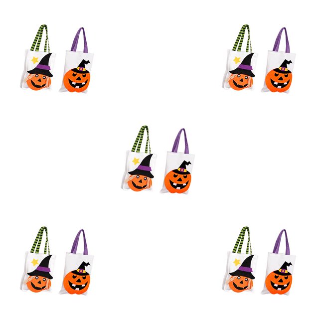 Maytalsory Kids Halloween Themed Handbag Shoulder Bag Party Children Candy Storage Pouch 8 5Set