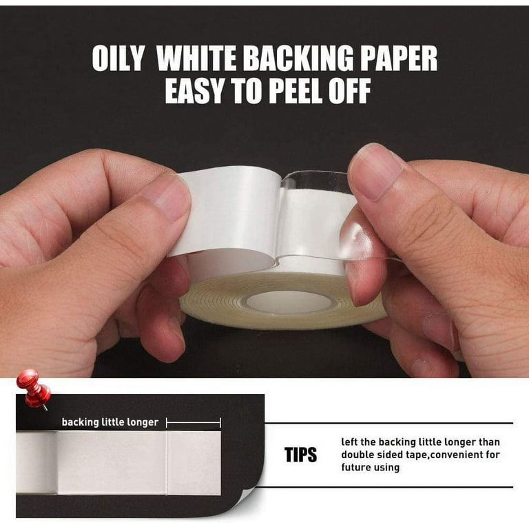 Double Sided Mounting Tape - 1 in 10 Ft Acrylic Mounting Adhesive