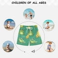 thumbnail image 6 of ALAZA Boys Swim Trunks Cartoon Frog Beach Board Shorts Drawstring Swimsuit 3T, 6 of 6