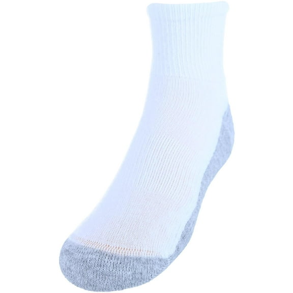 Hanes Boys Red Label Double Tough Durability Ankle Socks 10 Pack, Size S-L