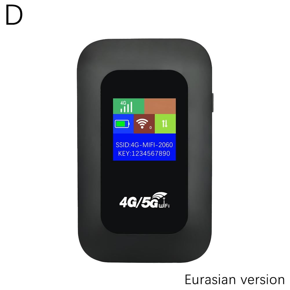 Portable 4G LTE Wi-Fi Router,Unlocked SIM Hotspot with Battery