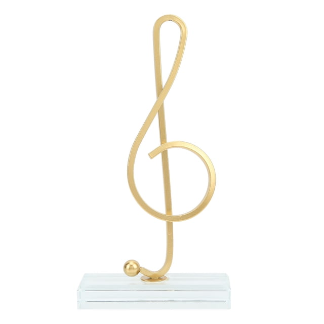 Estatua de nota musical de lujo, escultura de nota musical, mueble de TV, mueble de vino, decoración de mesa de oficina, regalo de inauguración de la casa