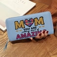 thumbnail image 6 of GEEAD Slim Long Wallet with Zipper Closure Spacious Everyday Wallet for Women Amazing Heart Mom Eyecatching Accessory Suitable for Women and Men, 6 of 10