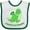 White and Green, variant on Inktastic Daddy's Lil' Dragon Cute Green Dragon Boys or Girls Baby Bib
