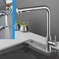 thumbnail image 3 of Kitchen Tap Mixer With Pull Out Sprayer,360°Swivel Mixer Taps Magnetic Docking Kitchen Sink Faucet Kitchen Dining Items Fixture, 3 of 3