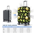 thumbnail image 5 of Goofa Avocado Toast Pattern Luggage Covers For Suitcase,Suitcase Cover Protector Fit 18-32 Inch Luggage-X-Large, 5 of 9